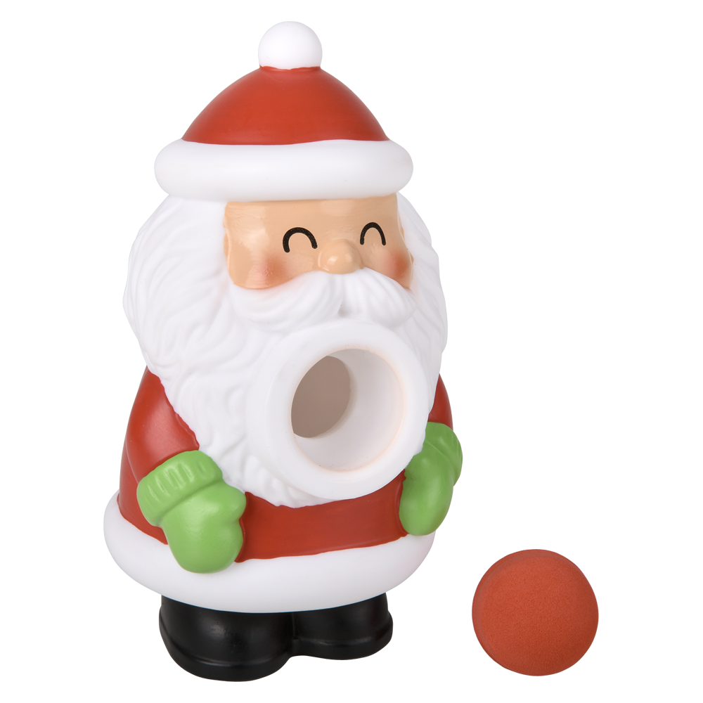 The Toy Network - Wholesale Classic Toy - Kids - SANTA FOAM BALL BLASTER  5.5"2