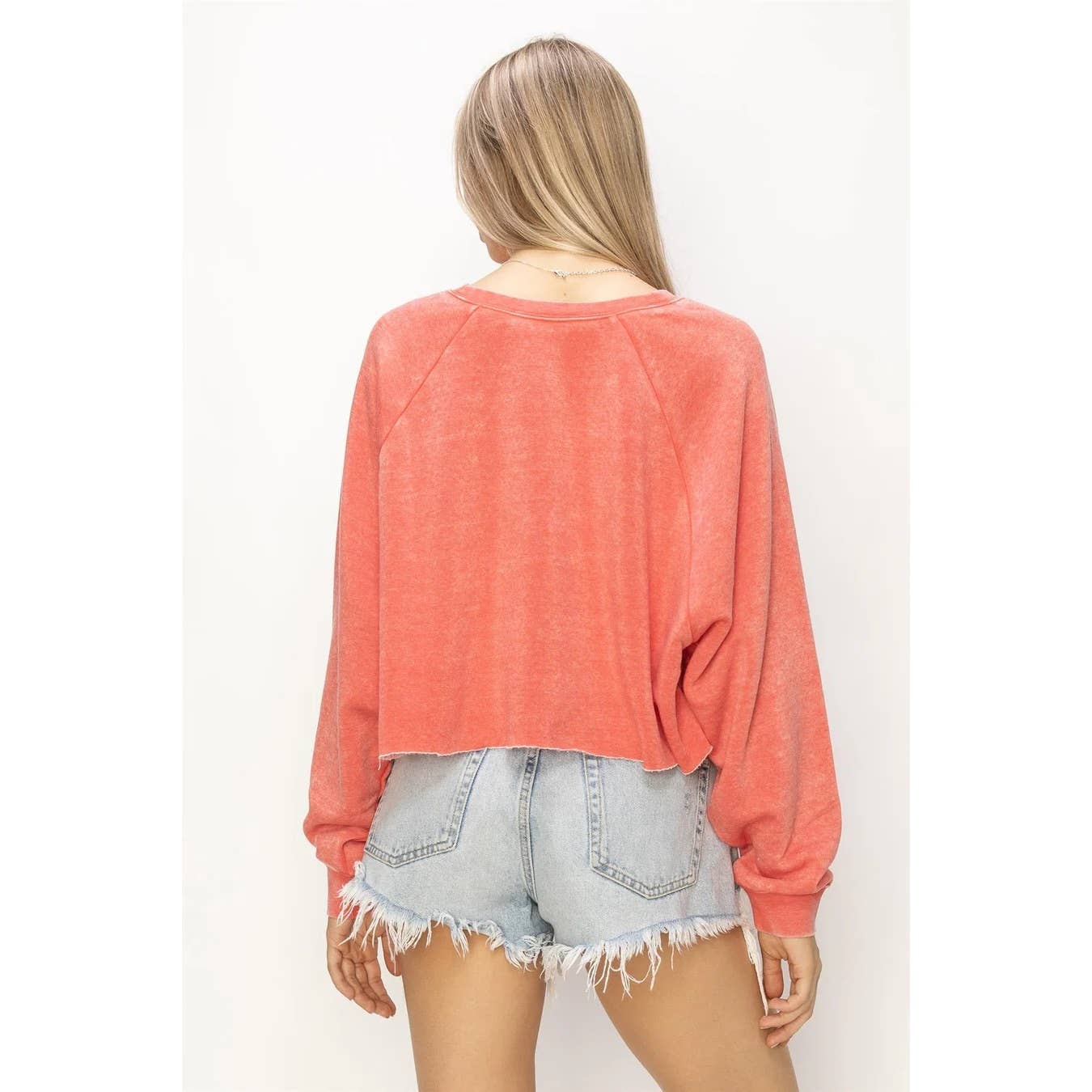 Apolline - Wholesale Sweatshirt - Women's - LAID BACK CROP SWEATSHIRT7