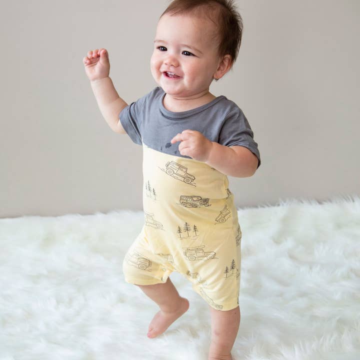 Silkberry Baby – Engroshandel Romper - Baby – Bambus kortærmet Romper4