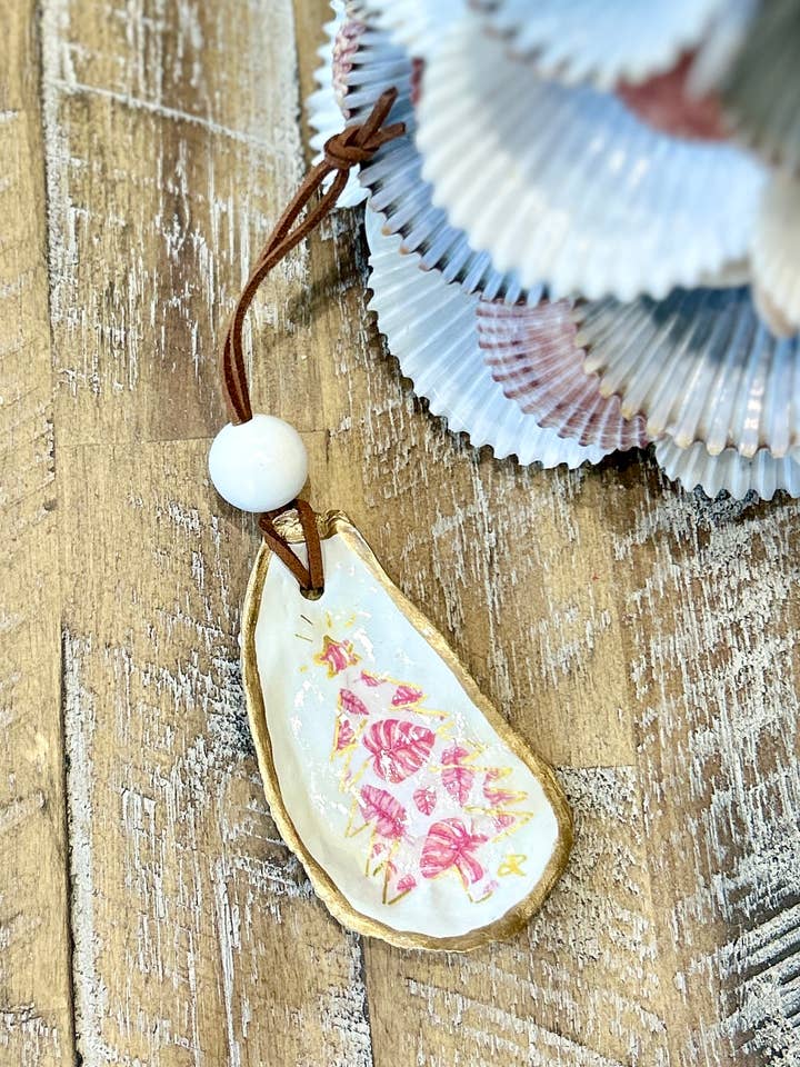 Adorno tropical para árbol de Navidad, color rosa para venta al por mayor de Coast and Cork