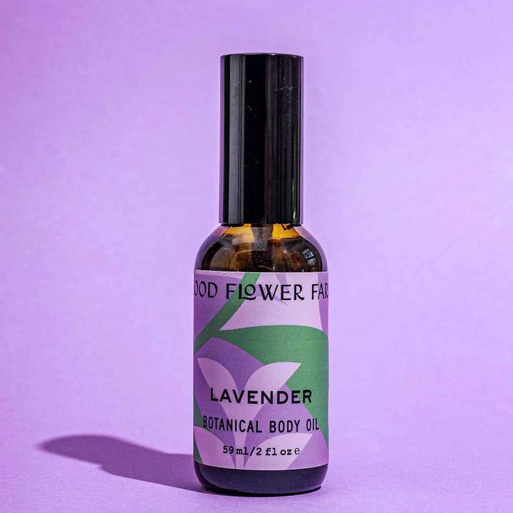 Good Flower Farm – wholesale Bath/body oil – Lavender Botanical Body Oil / 2 oz