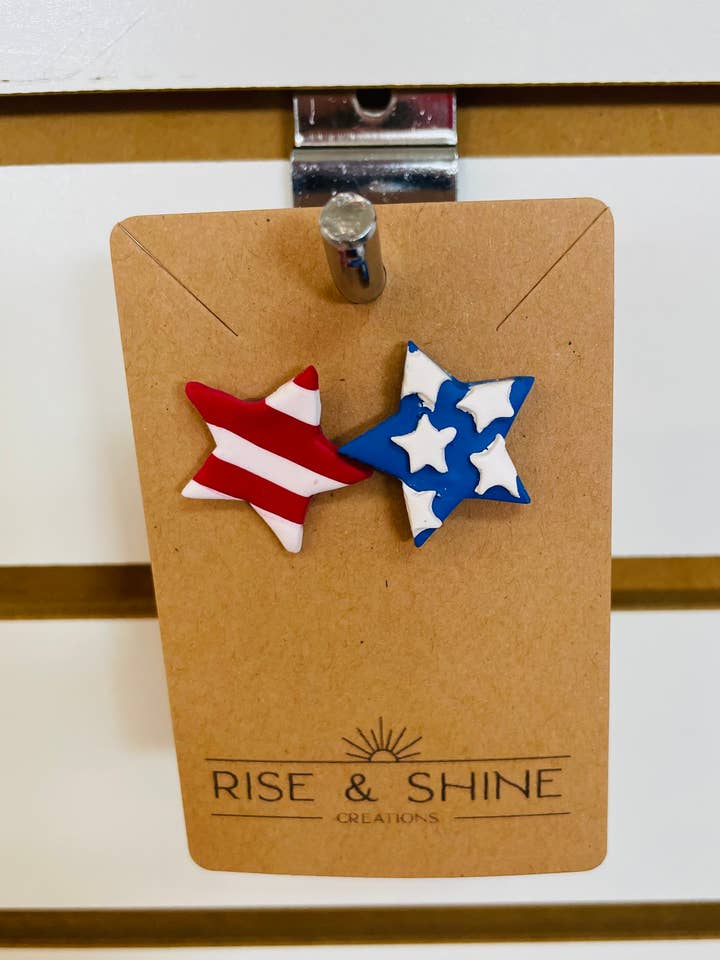 Erklæring patriotiske studs for engroshandel hos Rise and Shine Creations
