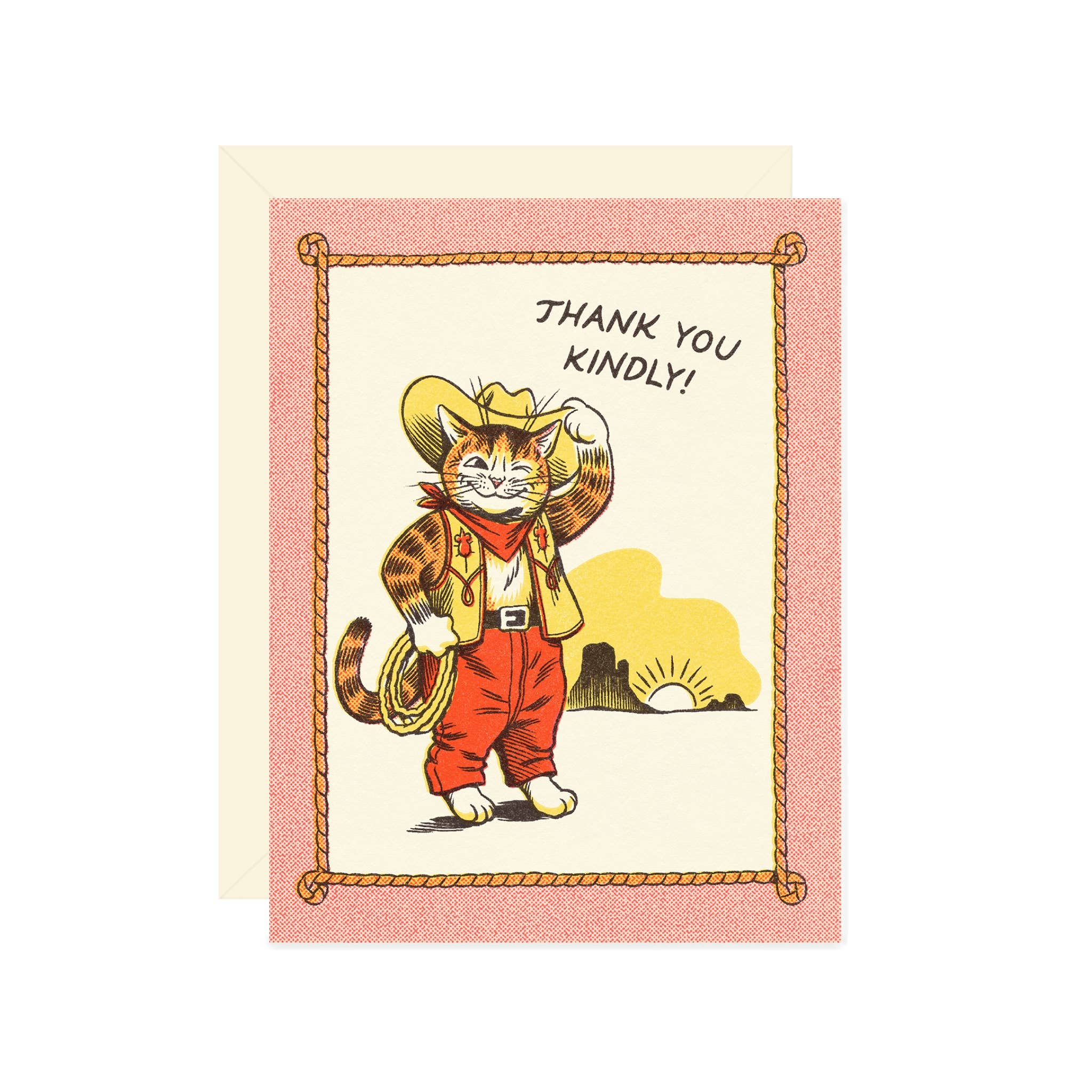 Wallflower Paper & Party - Wholesale Thank You Card - Thank You Kindly Card