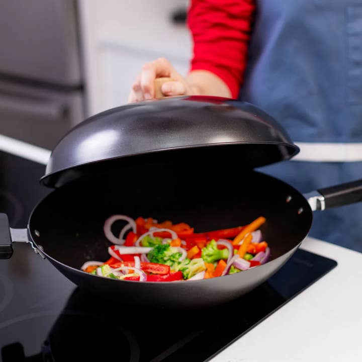 EcoQuality - Wholesale Kitchen Tool/Gadget - J31-0066, Joyce Chen, Wok Lid, for 14" Woks2