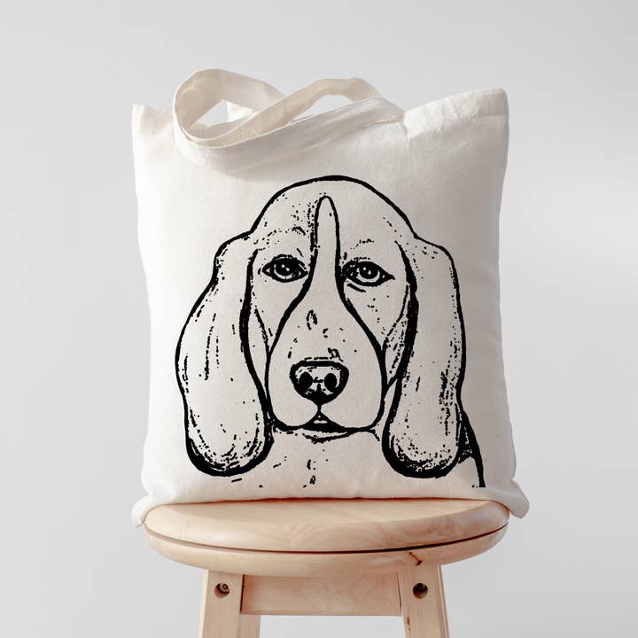 Basset Hound - Dog Tote Bag for wholesale by Spicy Kitten Designs