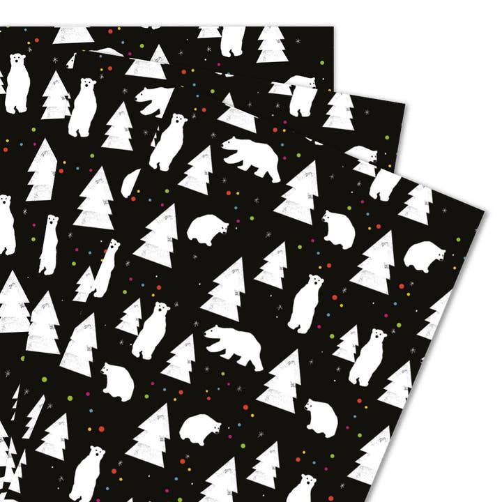 Polarnätter | Julklappspapper för wholesale av USTUDIO Design