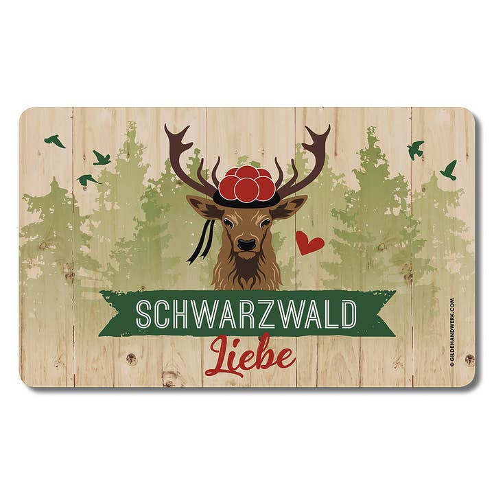 Brettch „Schwarzwald Liebe“ VE 6 for engroshandel hos Gilde Handwerk Macrander GmbH & Co. KG