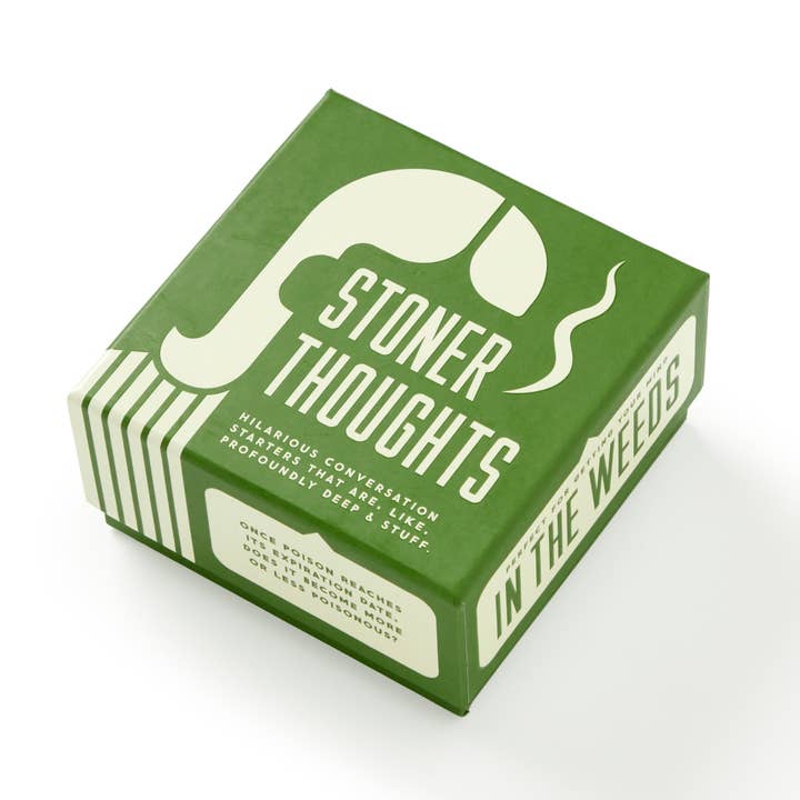 Chronicle Books - Wholesale Card Game - Brass Monkey Stoner Thoughts Conversation Starters1