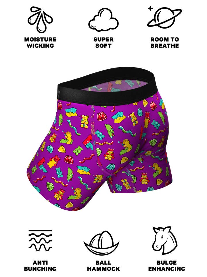 Shinesty, Inc - Wholesale Ondergoed - Heren - De Stoute Beren | Gummy Bear Ball Hammock® Ondergoed Met Gulp1