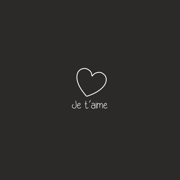 Together Card — Je T'Aime for wholesale by Mini Art Products