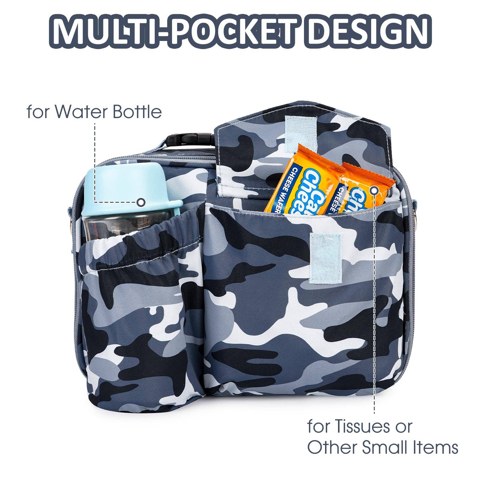 wandf – wholesale Lunch bag/box – Kids – Insulated Lunch Tote Bag Kids Expandable Lunch Box WF70485