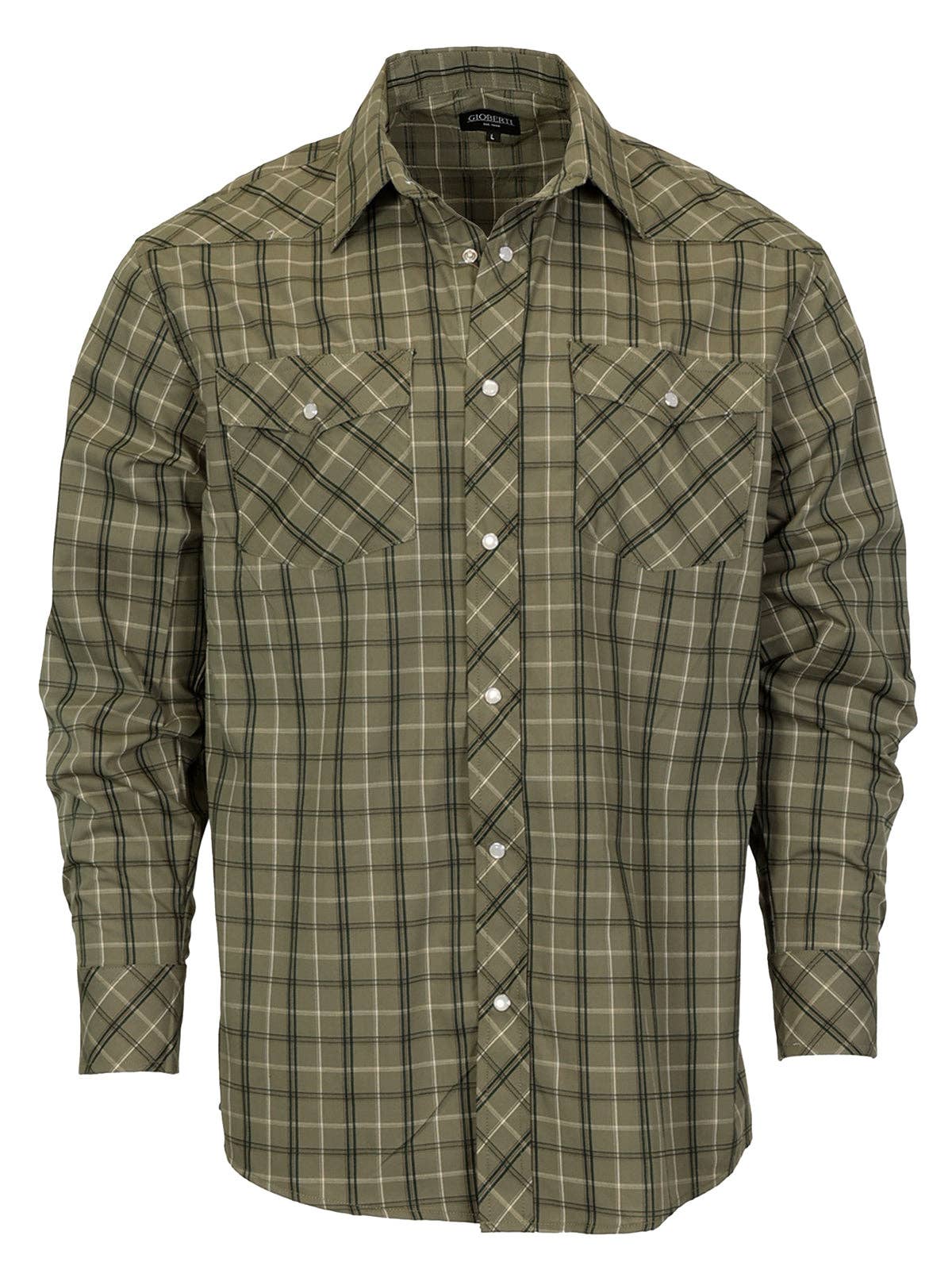 b-one inc – wholesale Buttoned-down shirt – Men's – Men's Pearl Snap Button Down Plaid Long Sleeve Western Shirt16