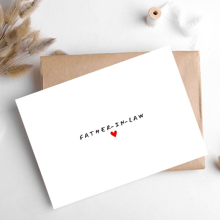 CARTE CARDIAQUE POUR BEAU-PÈRE pour la vente par My Hygge Shop