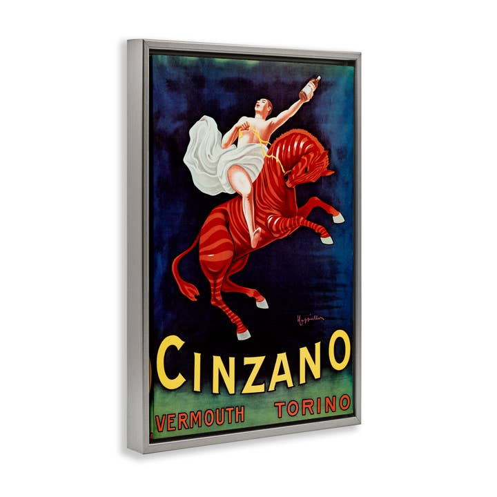 Stupell Industries - Wholesale Wall Sign - Cinzano Wine Advertisement - Framed Wall Art16