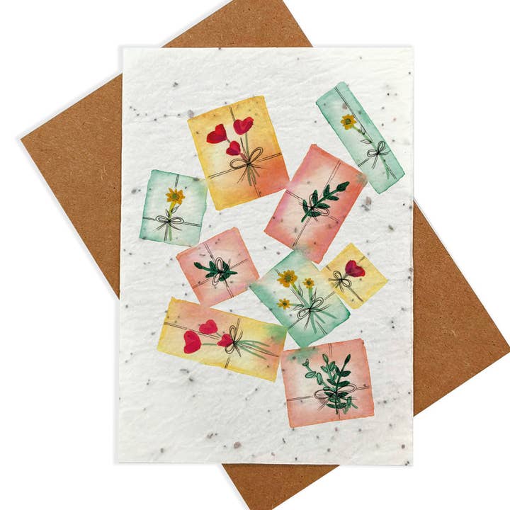 Växtkort - Jul - Blomstergåvor för wholesale av La Fabrique à Sourires