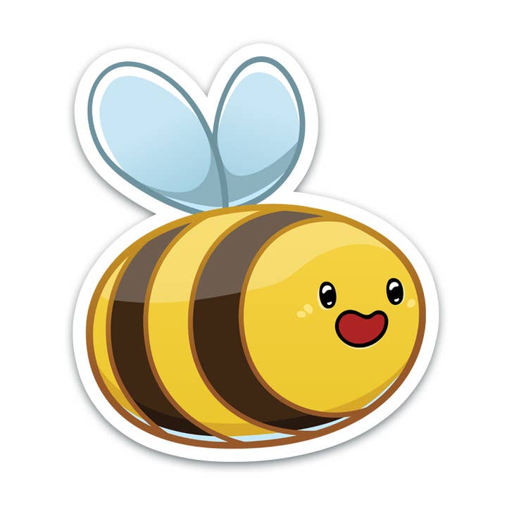 Honeybee Sticker | Cute Insect For Nature Retail Store for wholesale by Vancity Stickers