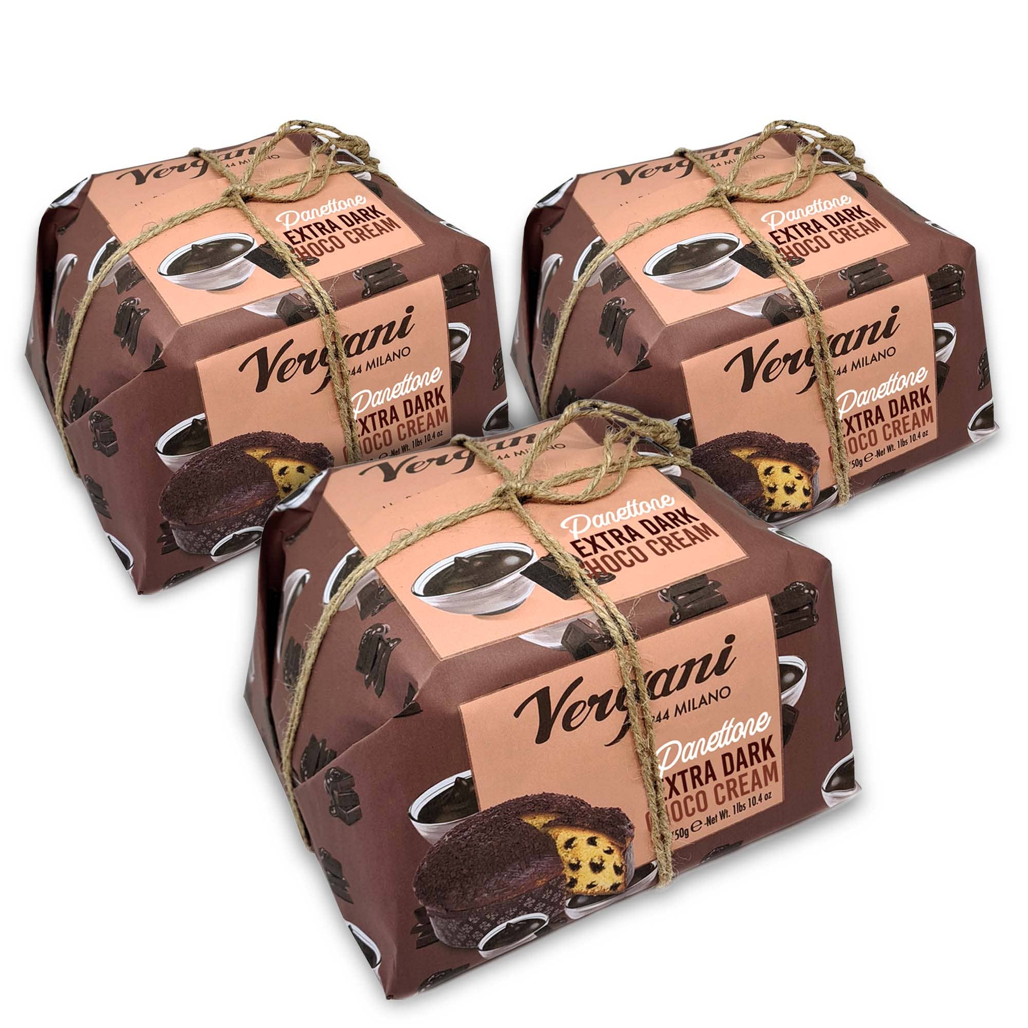 Food To Live – wholesale Tårta – Vergani Extra Mörk Choklad Panettone - 750g (1,65 lb)8