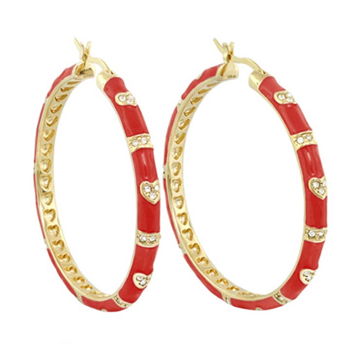 Brincos Pave Love por atacado de Lauren G Adams