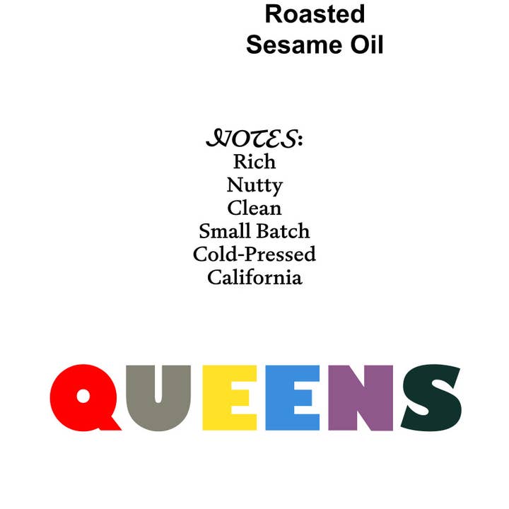 Queens - Wholesale Cooking Oil - Queens Sesame Oil 500ml