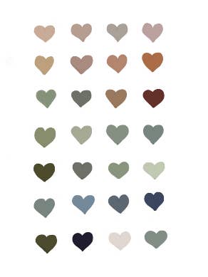 Earth Toned Hearts for wholesale by Cruisin' + Campfires