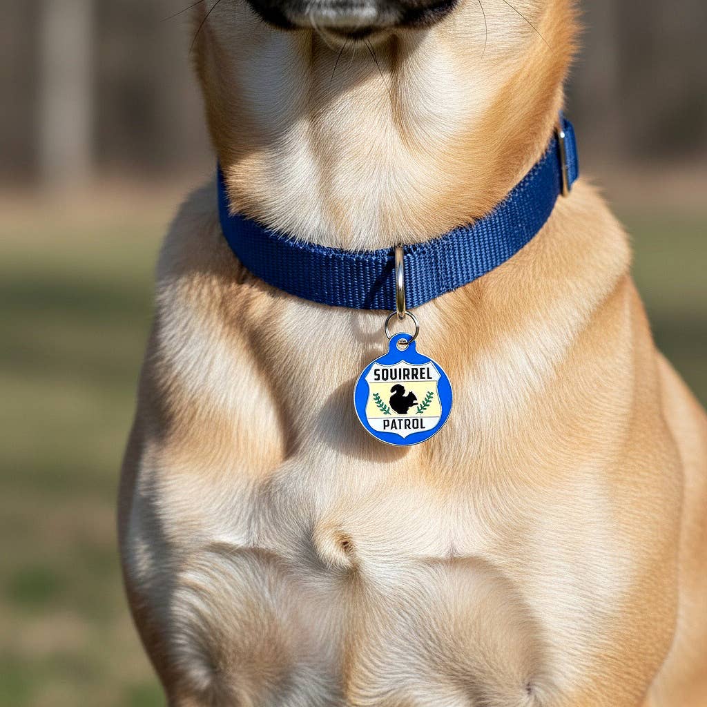 Bad Tags - Wholesale Pet Identification Tag - Dog - Dog ID Tag with Personalized QR Code - Squirrel Patrol3