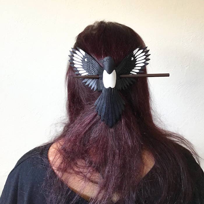 Hart & Horn - Vendita all'ingrosso Fermaglio per capelli - Donna - Scivolo per capelli Magpie1