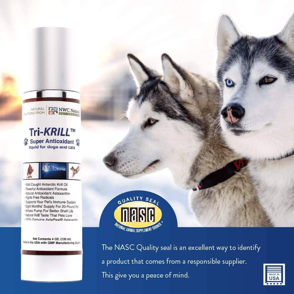 NWC Naturals® - Wholesale Pet Supplement - Cat/Dog - Tri-KRILL for Pets Pump 120 ml1
