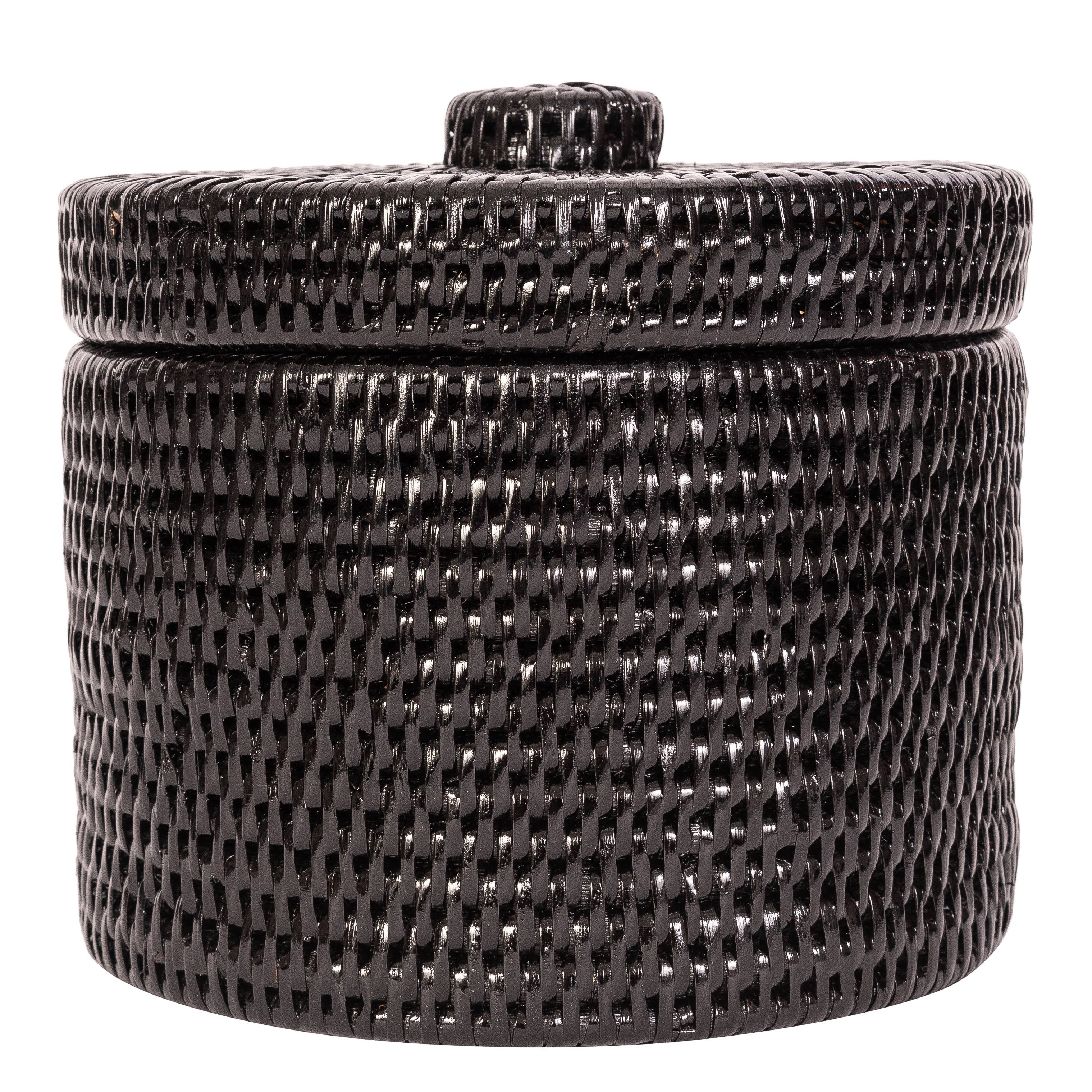 Artifacts Trading Company – Engroshandel Tissueboks – Rattan Rund Enkelt Væv Rulleboks3