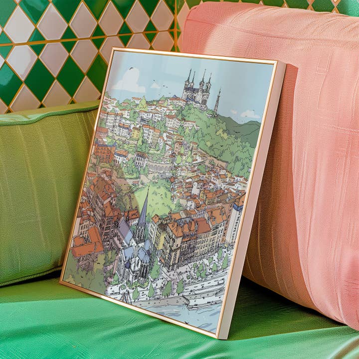 EMILIE ETTORI ILLUSTRATION - Wholesale Art Print - St Georges2