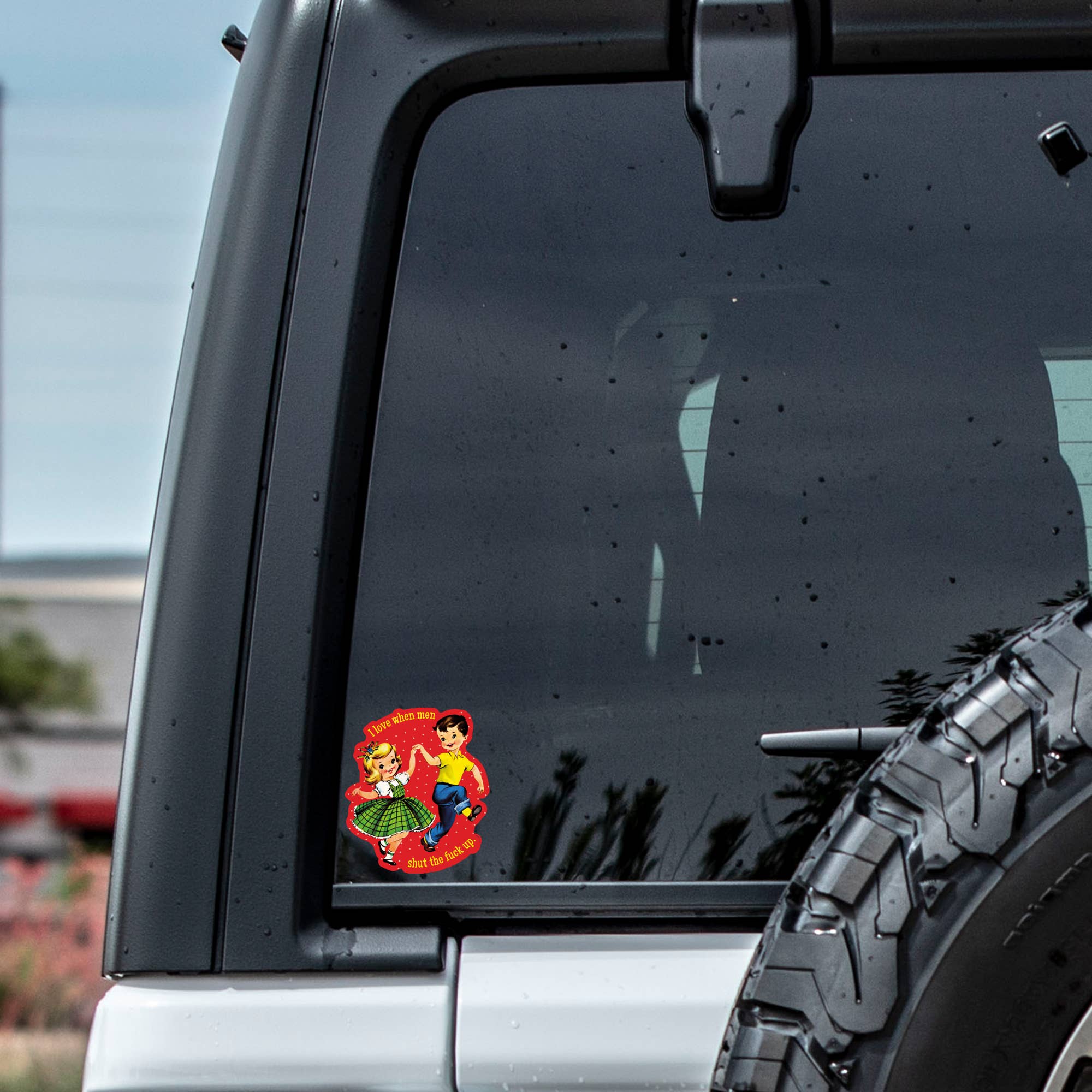 Juju and Moxie – wholesale Klistermärke – Feministiska rättigheter Jävla svär Högkvalitativ vinylklistermärke3