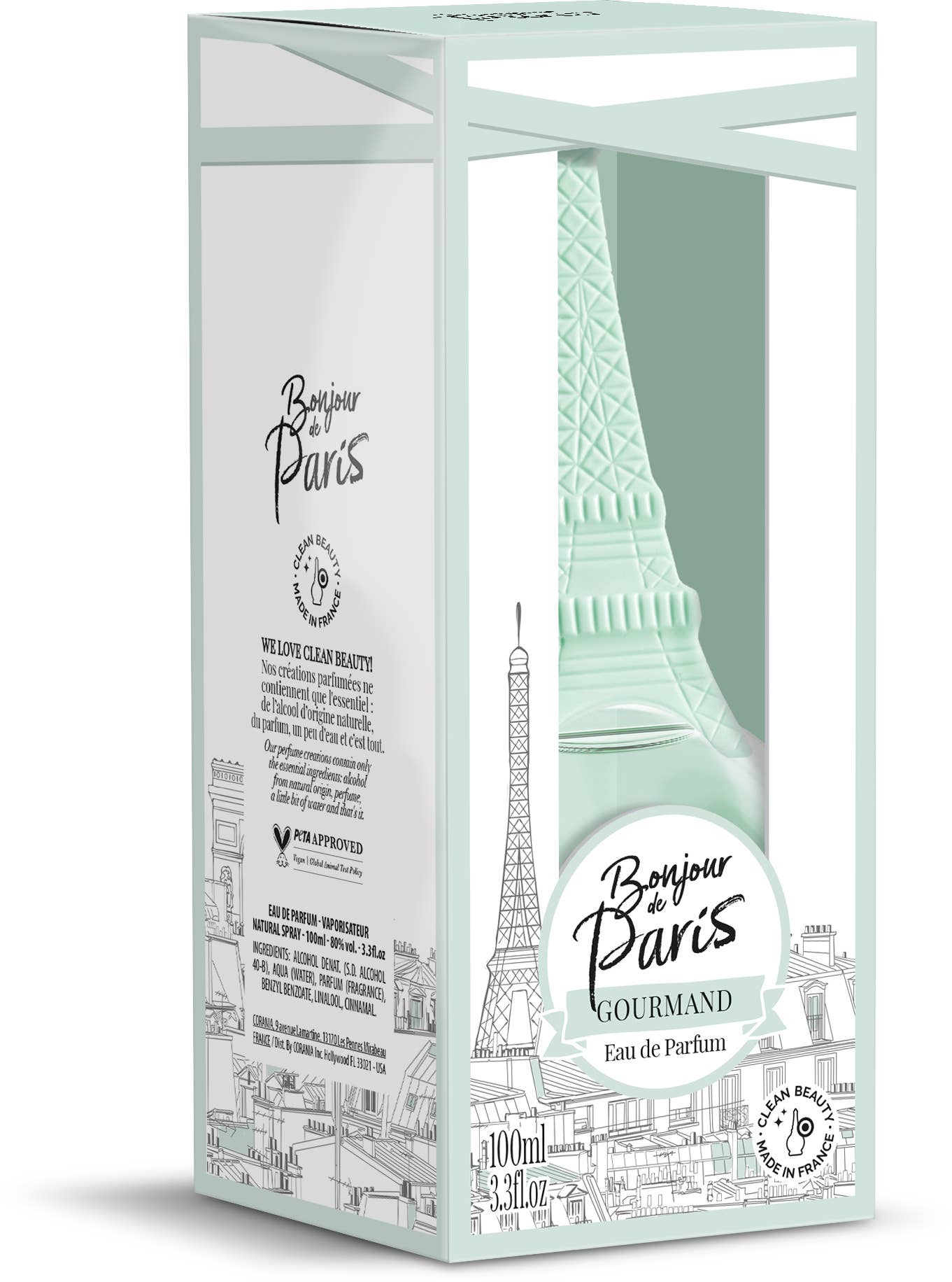 Bonjour de Paris - Distributed by Scents of Europe - Vente Parfum/Eau de toilette - Eau de parfum - Gourmet - 100 ml (3,3 oz)3