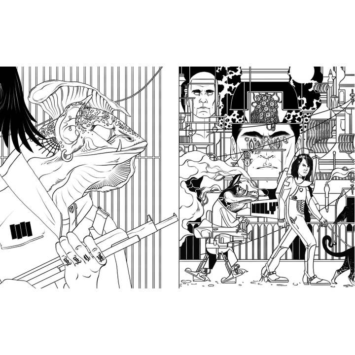 Microcosm Publishing & Distribution - Venta al por mayor Libro para colorear y cuaderno de actividades - Adultos - Henry & Glenn - Libro para colorear y actividades para adultos1