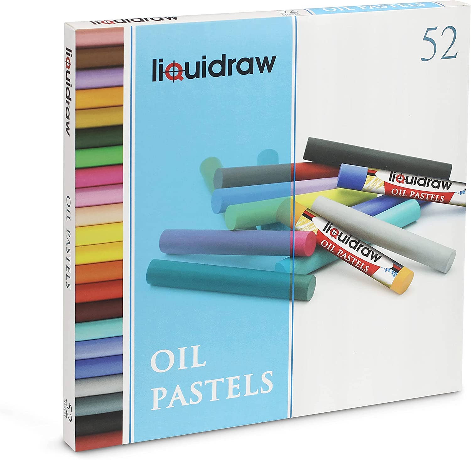 Liquidraw - Wholesale Pastels - Liquidraw Oil Pastels For Art, 52 Colours Soft Oil Pastels Set For Artists, Students, Kids, Drawing, Sketching & Painting4
