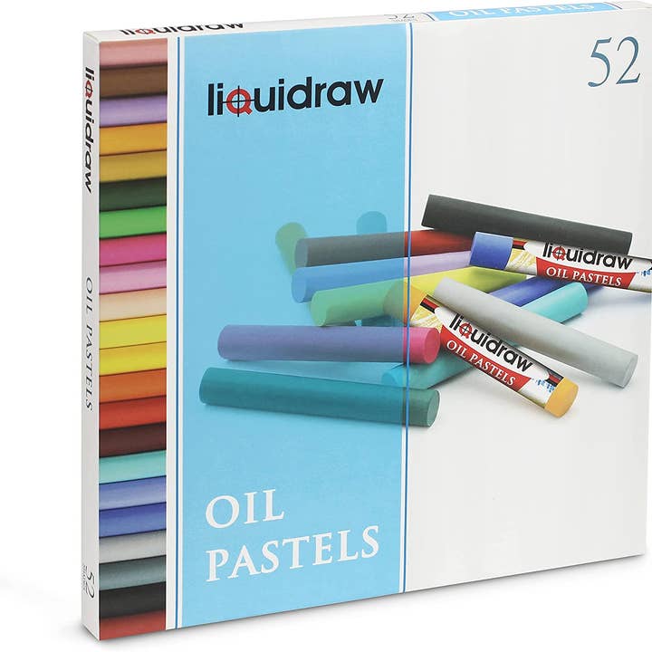 Liquidraw - Wholesale Pastels - Liquidraw Oil Pastels For Art, 52 Colours Soft Oil Pastels Set For Artists, Students, Kids, Drawing, Sketching & Painting4