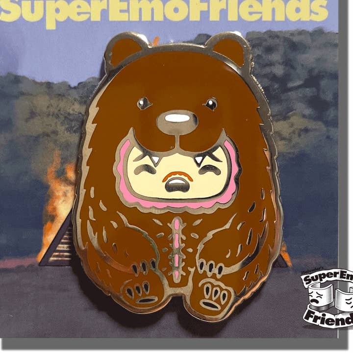 SuperEmoOnverdraaglijke Enamel Pin voor wholesale door SuperEmoFriends