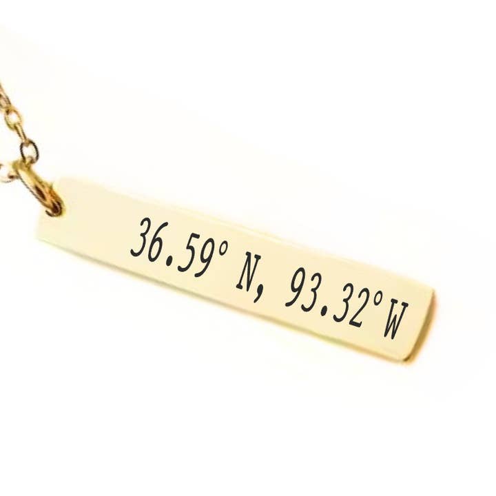 North Star Rustics - Wholesale Pendant/Charm Necklace - Latitude and Longitude Necklace - You Choose