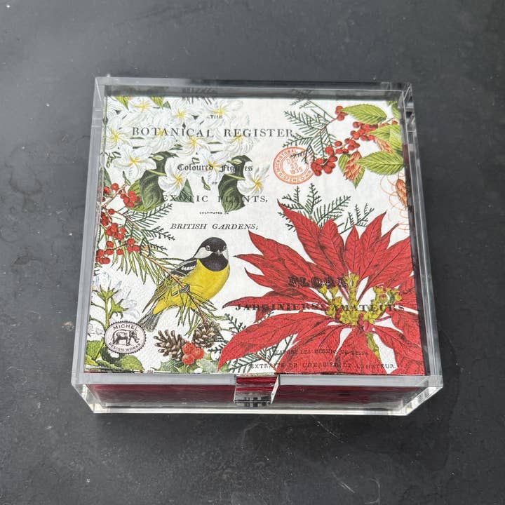 CJ Gift Goddess - Wholesale Napkin Holder - Clear Acrylic Luncheon Napkin Holder: 7" x 7" x 2"4