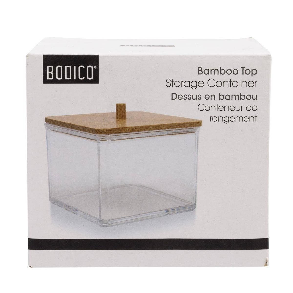 Bodico - Wholesale Makeup Storage Box - Bodico Round Bamboo Container Box – Three Sizes0
