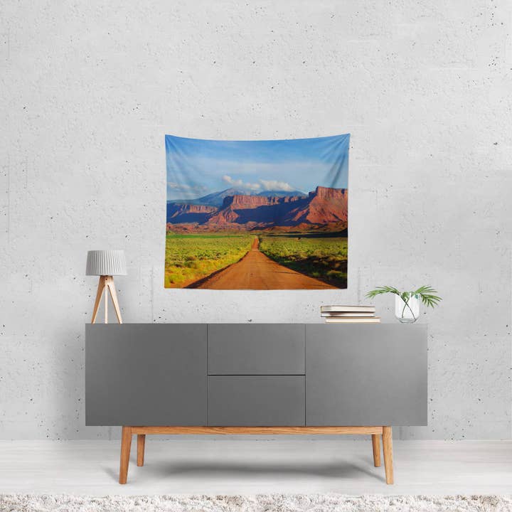 Tapisserie murale en microfibre Four Corners Southwest pour la vente par lostkatphoto