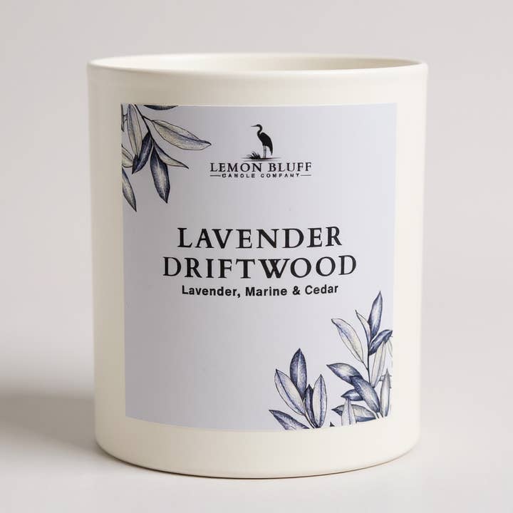 Vela de Madeira Flutuante de Lavanda - Aroma de Lavanda, Marinho, Cedro por atacado de Lemon Bluff Candle Company
