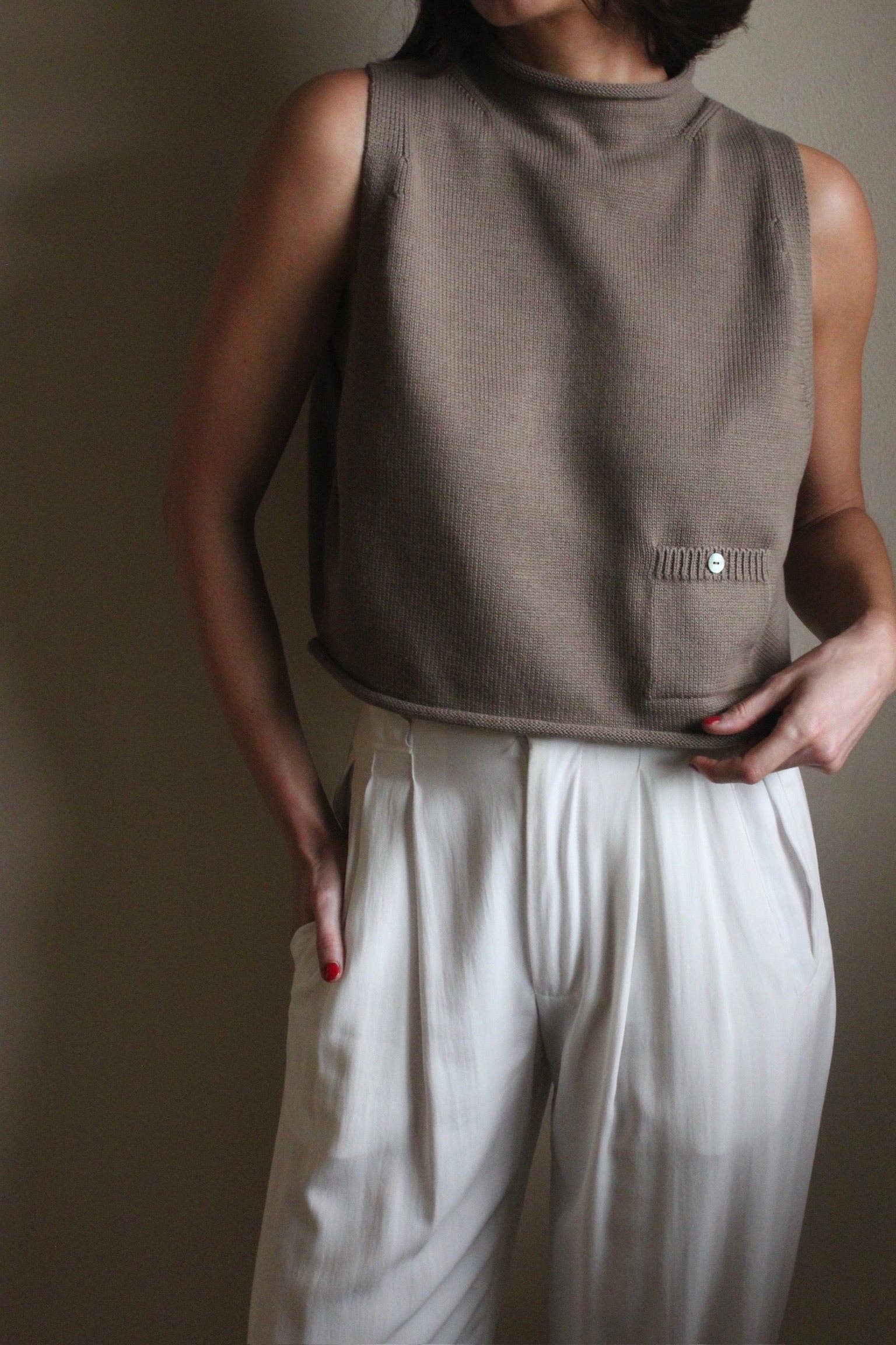 Na Nin – wholesale Outerwear Vest - Women’s – Milo Pima Cotton Vest7