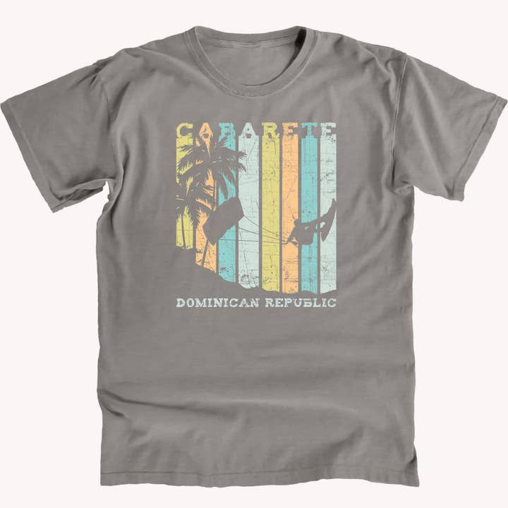 Cabarete Kite Surfing Premium Tee for wholesale by Salt Water Colours