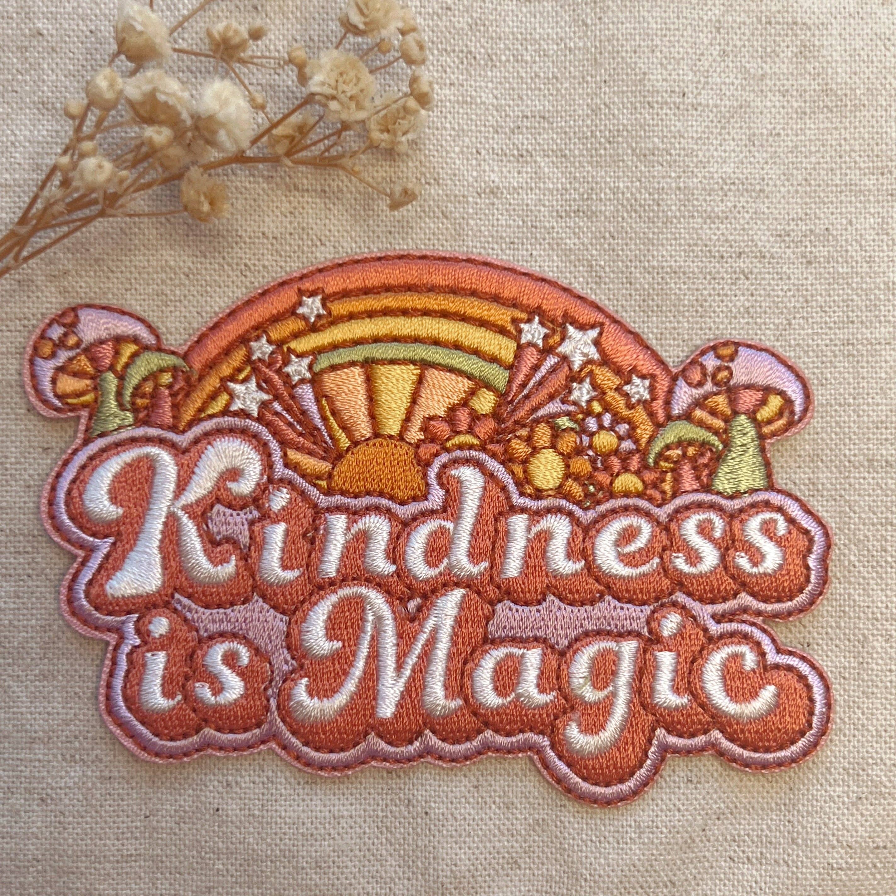 Kindness is Magic - Wholesale Patch - Patches - Iron On Patches - Embroidered Patches - Kindness i3