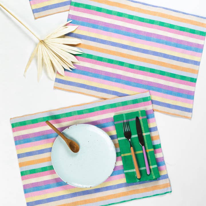 Archive NY - Wholesale Placemat - Maxine Rainbow Placemat3