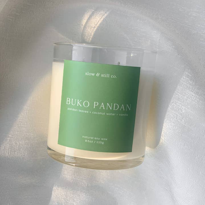Slow And Still Co. - Wholesale Jar/Filled Candle - Buko Pandan