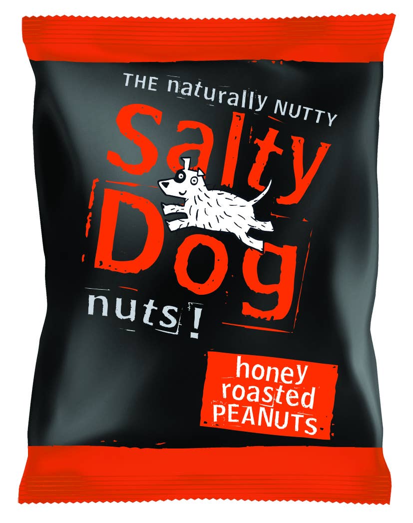 Salty Dog Brands Ltd - Wholesale Nuts - Salty Dog, Honey Roasted Peanuts 24 x 45g (pub card)2