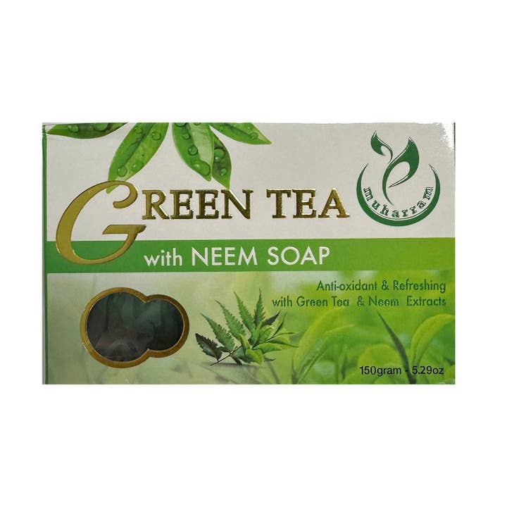 ShopBobbys - Wholesale Bar Soap - Muharram Green Tea with Neem Extract Bar Soap, 5.29 Ounces