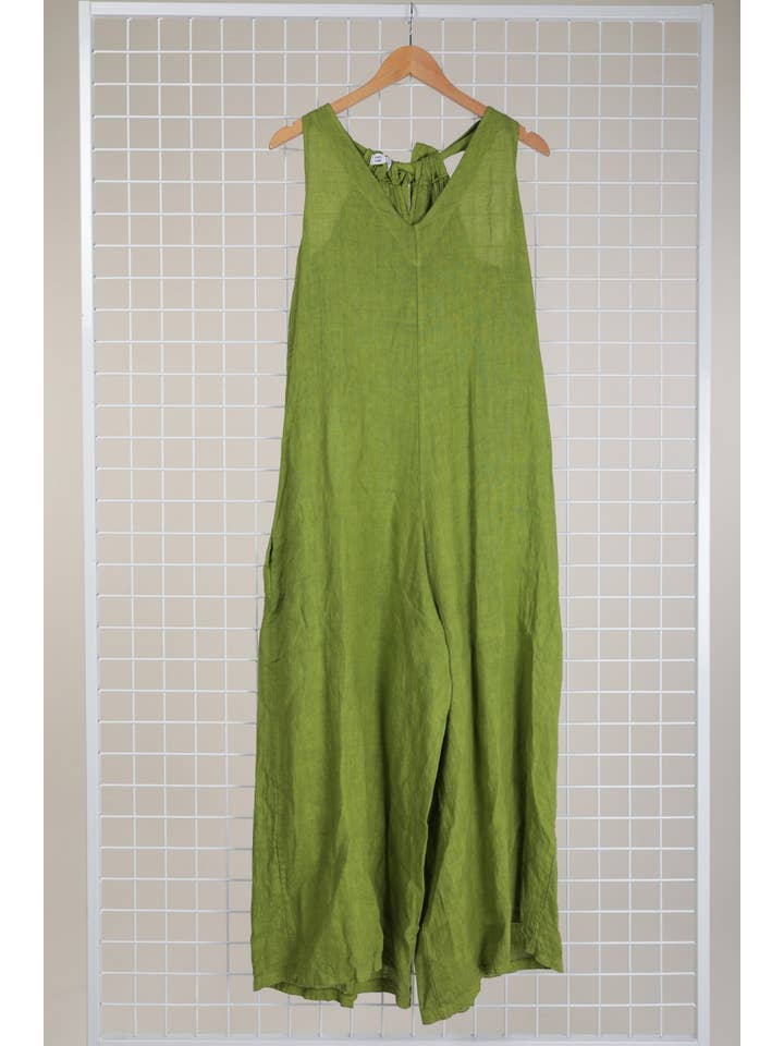 la maison des fibres naturelles - Wholesale Jumpsuit - Women's - Sleeveless jumpsuit in 100% linen 6201435