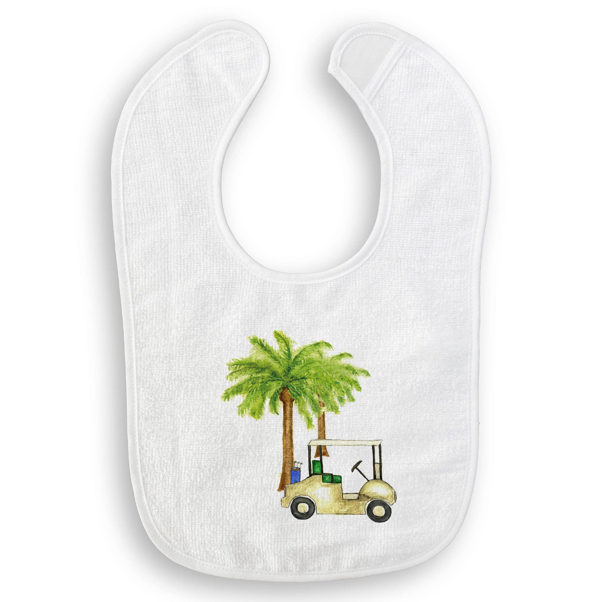 French Graffiti - Wholesale Tea Towel - Golf Cart with Palm Trees15