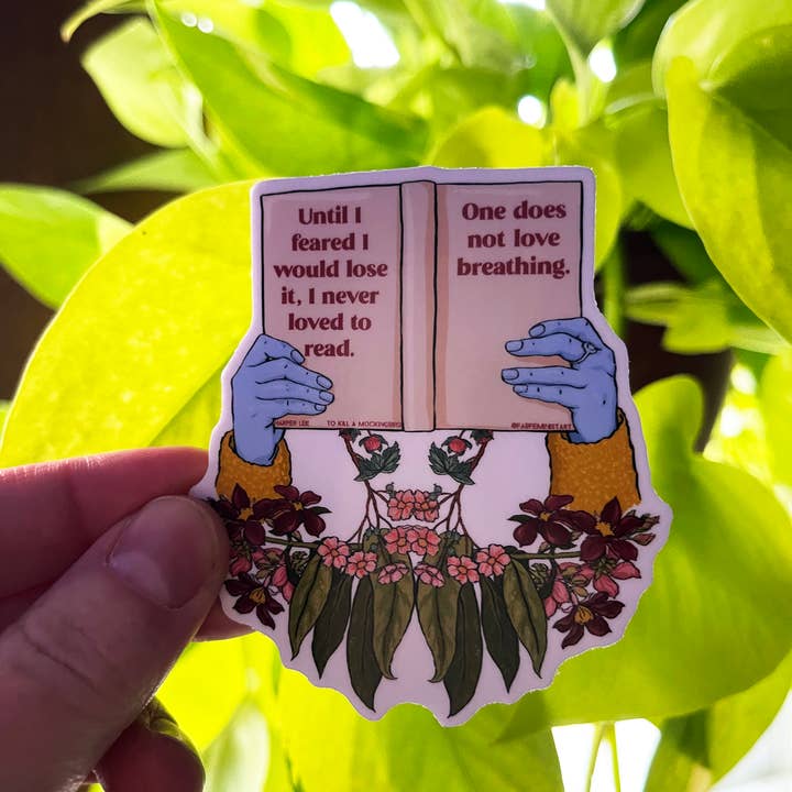 Fabulously Feminist - Wholesale Sticker - Love To Read, To Kill A Mockingbird: Feminist Sticker2